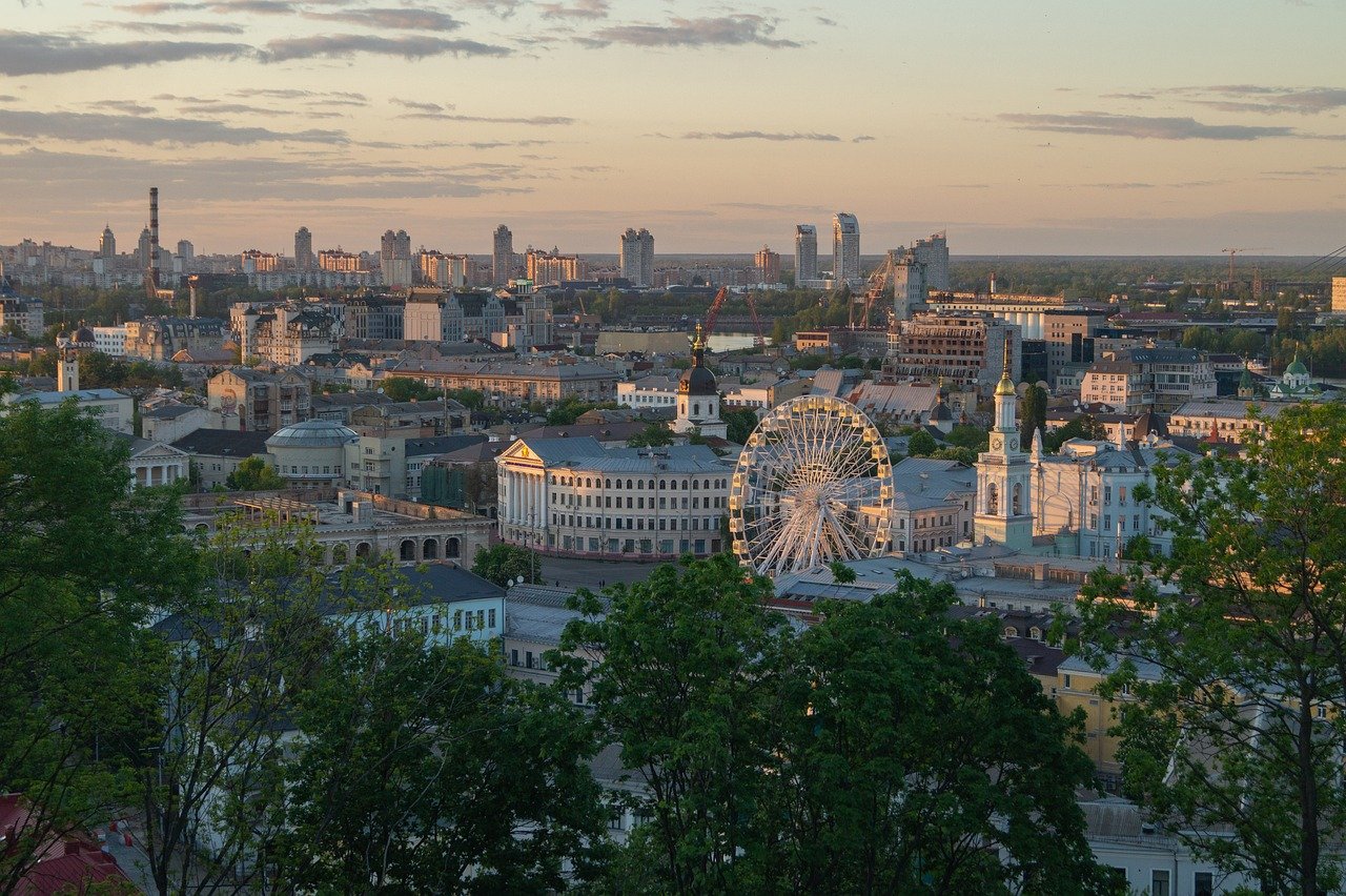 kiev, ukraine, city, sky, building, architecture, landscape, panorama, kyiv, nature, eastern europe, europe, european city