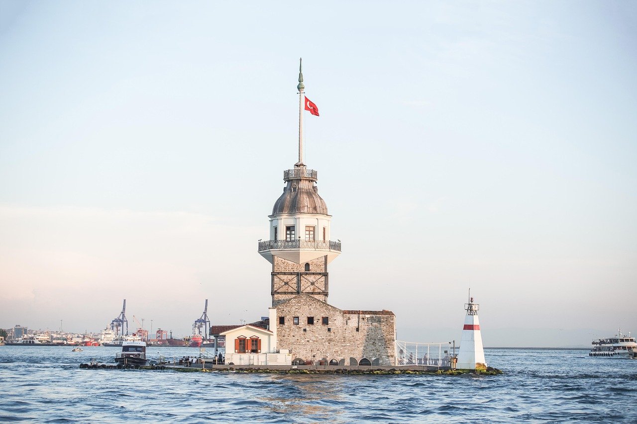 istanbul, leanderturm, turkey, tourism, nature, sunset, ferry, port, lighthouse, excursion, point of interest, sightseeing, holiday, vacations, bosphorus