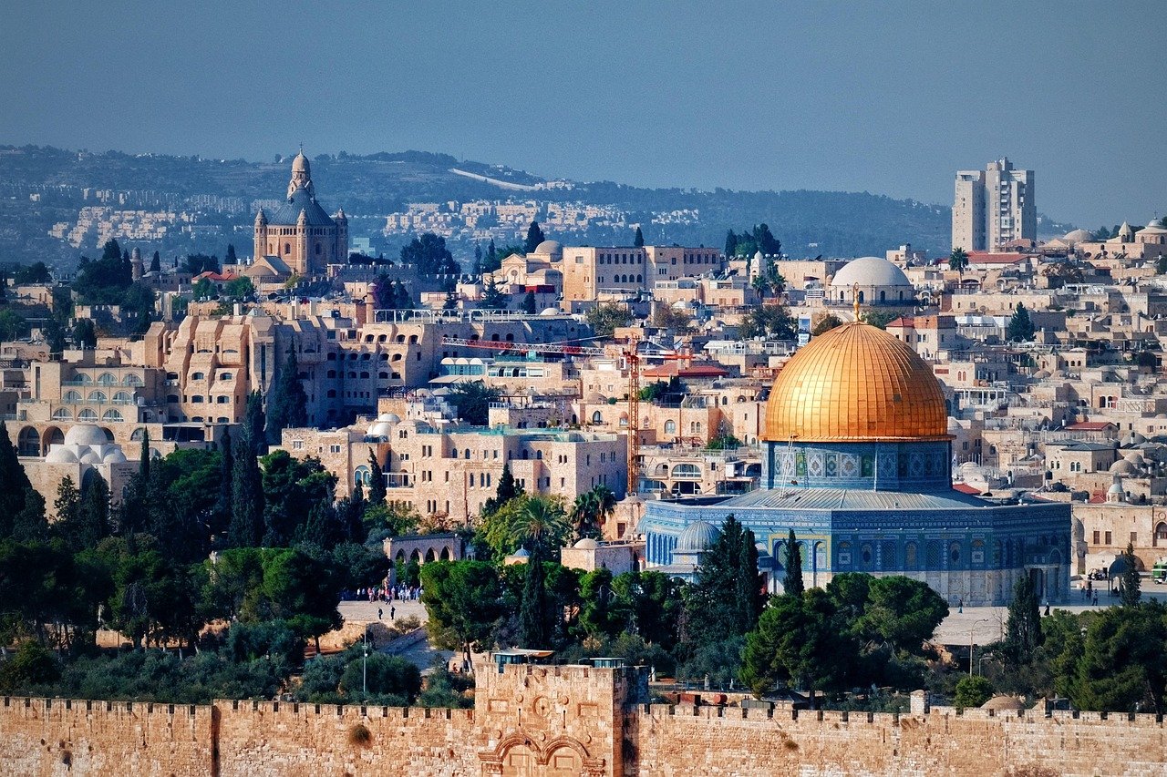 dome of rock, icon, islamic, sanctuary, religion, temple, tower, jerusalem, israeli, city, old town, scenery, conflict, jewish, tran thang nhat, 5 plus english, jerusalem, jerusalem, jerusalem, jerusalem, jerusalem