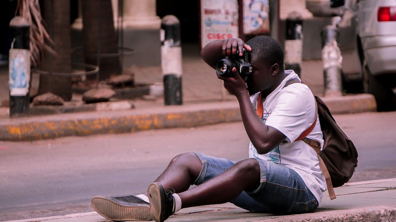young, model, kenya, kenyan, photography, man, male, africa, capture, youth, bag, camera, lens, zoom lens, nairobi