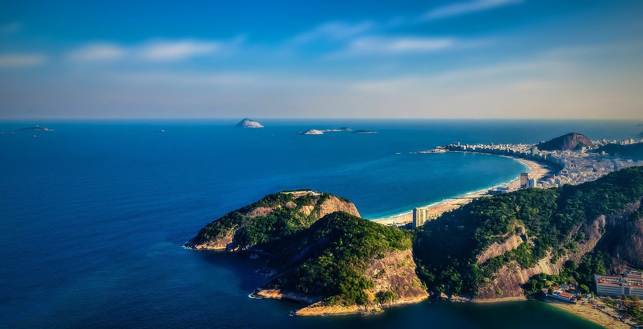 rio, rio de janeiro, brazil, the sea, beach, nature, holiday, copacabana, view of rio